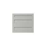 Faade de cuisine 1 tiroir et 2 casseroliers garcinia gris ciment mat l. 80 cm x h. 72 cm goodhome