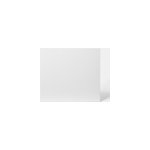 Faade de cuisine 1 tiroir et 2 casseroliers stevia blanc brillant l. 80 cm x h. 72 cm goodhome