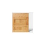 Faade de cuisine 1 tiroir et 2 casseroliers verbena chne massif l. 60 cm x h. 72 cm goodhome