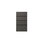 Façade de cuisine 3 tiroirs et 1 casserolier garcinia gris anthracite brillant l. 40 cm x h. 72 cm goodhome ... Façade de cuisine 3 tiroirs et 1 casserolier garcinia gris anthracite brillant l. 40 cm x h. 72 cm goodhome ...