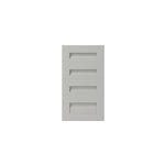 Façade de cuisine 3 tiroirs et 1 casserolier garcinia gris ciment mat l. 40 cm x h. 72 cm goodhome Façade de cuisine 3 tiroirs et 1 casserolier garcinia gris ciment mat l. 40 cm x h. 72 cm goodhome