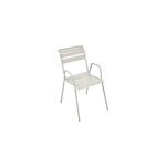 Fauteuil de jardin fermob monceau en acier - coloris gris argile - hauteur 86 cm Fauteuil de jardin fermob monceau en acier - coloris gris argile - hauteur 86 cm