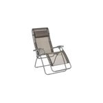 Fauteuil relax clip graphite & housse