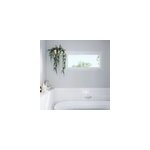 Fentre abattante par le haut double vitrage goodhome en pvc blanc l. 105 x h. 48 cm