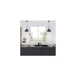 Fentre 2 vantaux coulissante double vitrage goodhome en aluminium blanc l. 103 x h. 77 cm