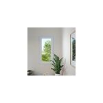 Fen�tre 1 vantail oscillo - battante, tirant gauche double vitrage goodhome en pvc blanc l. 65 x h. 108 ...