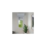 Fentre pvc 1 vantail oscillo - battant droit avec volet roulant lectrique goodhome blanc - 60 x h. ...