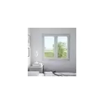 Fen�tre 2 vantaux oscillo - battante, tirant droit double vitrage goodhome en pvc blanc l. 125 x h. 138 ...