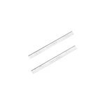 Fer de rabot dgauchisseur universal 210 mm, 2 pices
