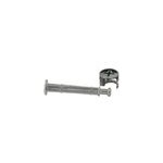Ferrure d'assemblage + goujon 15 x l. 47. 5 mm en acier, lot de 2
