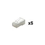 Lot de 5 fiches  sertir rj45type mle erard