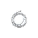 Flexible de douche en acier inoxydable coloris argent longueur 1, 50 m