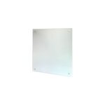 Fond de hotte en verre blanc brillant l. 70, 5 cm x h. 60 cm x ep. 5 mm Fond de hotte en verre blanc brillant l. 70, 5 cm x h. 60 cm x ep. 5 mm