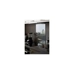 Fond de hotte en verre goodhome nashi anthracite l. 60 cm x h. 70 cm x p. 5 mm