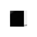 Fond de hotte en verre goodhome nashi noir l. 90 cm x h. 70 cm x Ép. 5 mm Fond de hotte en verre goodhome nashi noir l. 90 cm x h. 70 cm x Ép. 5 mm