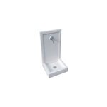 Fontaine de jardin avalon blanche en pierre reconstituée h. 76 cm Fontaine de jardin avalon blanche en pierre reconstituée h. 76 cm