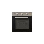 Four  chaleur tournante 60l cooke & lewis clcsb60, argent