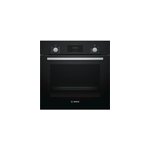 Four encastrable  convection noir 66 l bosch hbf153eb0