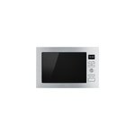 Four micro - ondes encastrable elementi 26l fmi425x smeg verre noir
