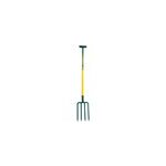 Fourche à bêcher leborgne à douille 4 dents triangulaires 11mm manche béquille Fourche à bêcher leborgne à douille 4 dents triangulaires 11mm manche béquille
