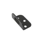 G�che en l pour verrou de portail �12mm noir afbat