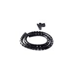 Gaine range - c�bles en spirale diall noir �25 mm x 1, 1m