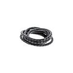 Gaine range - cbles en spirale diall noir  9  80 mm x 2, 5 m