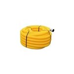 Gaine pour rseaux enterrs jaune  40 mm x 15 m fitt