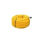 Gaine pour rseaux enterrs jaune  40 mm x 25 m fitt
