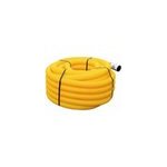 Gaine pour rseaux enterrs jaune  63 mm x 25 m fitt