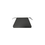 Galette de chaise carre florida gris 40 x 40 cm