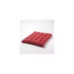 Galette de chaise goodhome hiva rouge 45 x 45 cm
