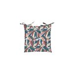 Galette de chaise multicouleurs l. 45 x l. 45 x ep. 4 cm ornami