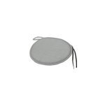 Galette de chaise ronde cocos gris Ø38cm Galette de chaise ronde cocos gris Ø38cm