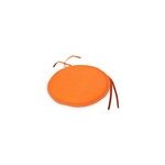 Galette de chaise ronde cocos orange Galette de chaise ronde cocos orange