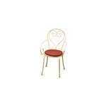 Galette de chaise ronde peps terracotta ø38 cm, ép. 30 mm Galette de chaise ronde peps terracotta ø38 cm, ép. 30 mm