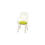 Galette de chaise ronde peps vert ø38 cm, ép. 30 mm Galette de chaise ronde peps vert ø38 cm, ép. 30 mm