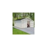 Garage en bois ép. 44mm danube surface totale 24m² Garage en bois ép. 44mm danube surface totale 24m²