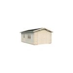 Garage en bois roger palmako 19m� double pentes
