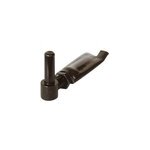 Gond de portail rglable acier noir afbat 16 mm