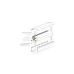 Goulotte rigide pour climatisation 80 x 60 mm - 1 m autogyre Goulotte rigide pour climatisation 80 x 60 mm - 1 m autogyre