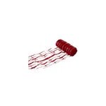 Grillage avertisseur fitt en pvc coloris rouge l. 25 m x l. 30 cm fitt