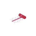 Grillage avertisseur janoplast en pvc coloris rouge pour la signalisation des r�seaux �lectriques enterr�s ...