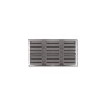Grille d'aération alu autogyre à persiennes avec moustiquaire brut 300 x 200 mm Grille d'aération alu autogyre à persiennes avec moustiquaire brut 300 x 200 mm