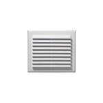 Grille d'aération anti - pluie pvc autogyre réglable 146 x 175 mm Grille d'aération anti - pluie pvc autogyre réglable 146 x 175 mm