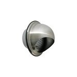 Grille d'aération déco inox Ø 100mm avec moustiquaire autogyre Grille d'aération déco inox Ø 100mm avec moustiquaire autogyre