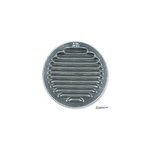 Grille d'aération métal autogyre à persiennes avec moustiquaire brut Ø120 mm Grille d'aération métal autogyre à persiennes avec moustiquaire brut Ø120 mm
