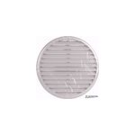 Grille d'a�ration pvc autogyre � clipser blanche �80 / 125 mm