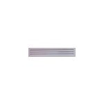Grille d'aération pvc autogyre à persiennes avec moustiquaire blanche 283 x 40 mm Grille d'aération pvc autogyre à persiennes avec moustiquaire blanche 283 x 40 mm