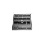 Grille d'vacuation sol 300 x 300 mm grise fitt